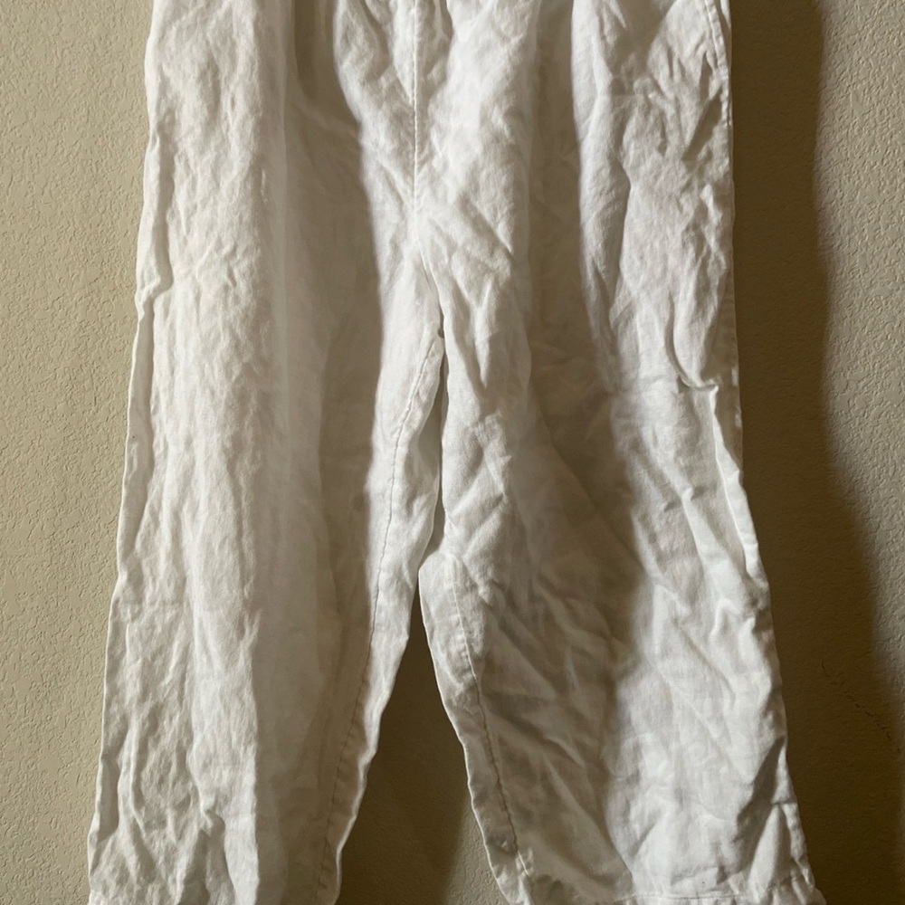 White Linen Pants